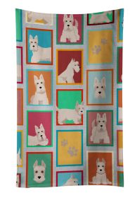 Lots of Wheaten Scottish Terrier Kitchen Towel Dish Cloths Guest Hand Towel Decorative Bathroom Towel for Face,Tea, Dishcloth, Kitchen and Bath