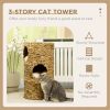 Wooden Cat House/Cat Trees /Cat Climbing Tower ( Amazon Shipping)(Prohibited by WalMart)